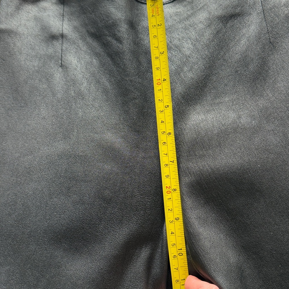 Ralph Lauren Purple Label Black Leather Pants Size 2 - Picture 4 of 13